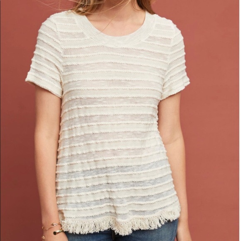 Anthropologie Textured Tee